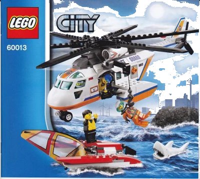 LEGO onderdeel Coast Guard Helicopter (60013-1)