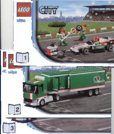 LEGO onderdeel Grand Prix Truck (60025-1)