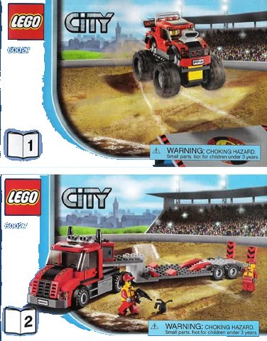 LEGO onderdeel Monster Truck Transporter (60027-1)