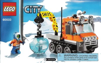 LEGO onderdeel Arctic Ice Crawler (60033-1)