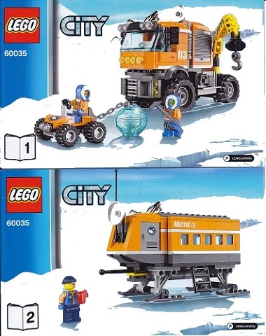 LEGO onderdeel Arctic Outpost (60035-1)