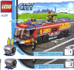 LEGO onderdeel Airport Fire Truck (60061-1)