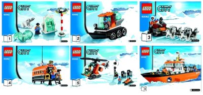 LEGO onderdeel Arctic Icebreaker (60062-1)