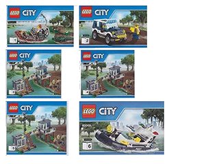 LEGO onderdeel Swamp Police Station (60069-1)