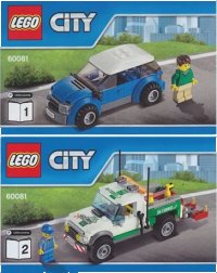 LEGO onderdeel Pickup Tow Truck 60081-1