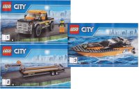 LEGO part 4x4 with Powerboat 60085-1