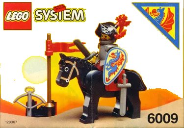 LEGO onderdeel Black Knight (6009-1)