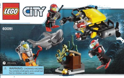 LEGO onderdeel Deep Sea Starter Set (60091-1)