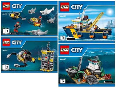 LEGO onderdeel Deep Sea Exploration Vessel (60095-1)