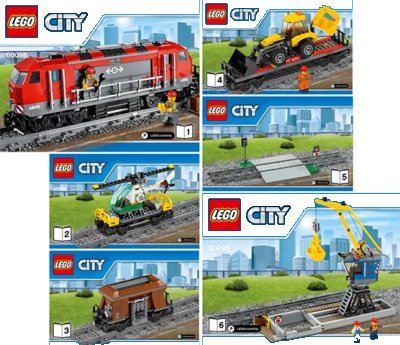 LEGO onderdeel Heavy-Haul Train (60098-1)