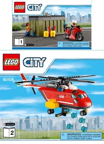 LEGO onderdeel Fire Response Unit (60108-1)