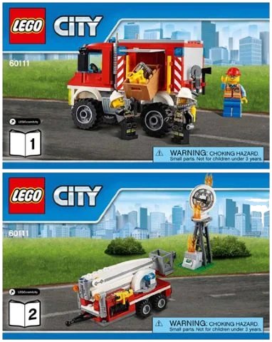 LEGO onderdeel Fire Utility Truck (60111-1)