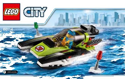 LEGO onderdeel Race Boat (60114-1)