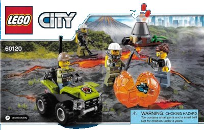LEGO onderdeel Volcano Starter Set (60120-1)