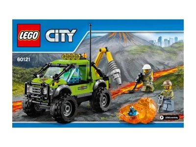 LEGO onderdeel Volcano Exploration Truck (60121-1)