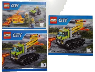 LEGO onderdeel Volcano Crawler (60122-1)