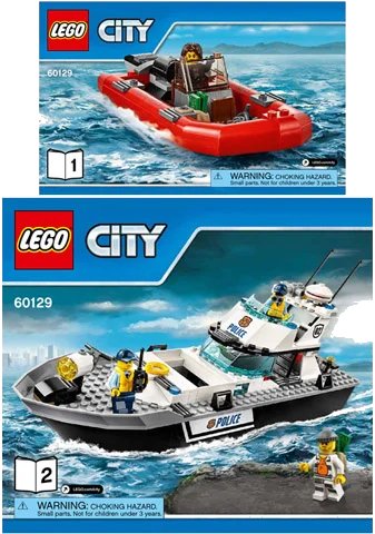 LEGO onderdeel Police Patrol Boat (60129-1)