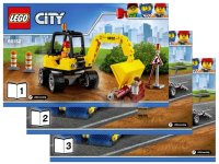 LEGO part Sweeper & Excavator 60152-1