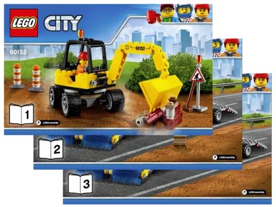 LEGO onderdeel Sweeper & Excavator (60152-1)