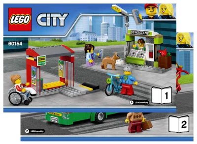 LEGO onderdeel Bus Station (60154-1)