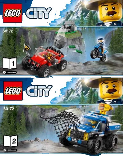 LEGO onderdeel Dirt Road Pursuit (60172-1)
