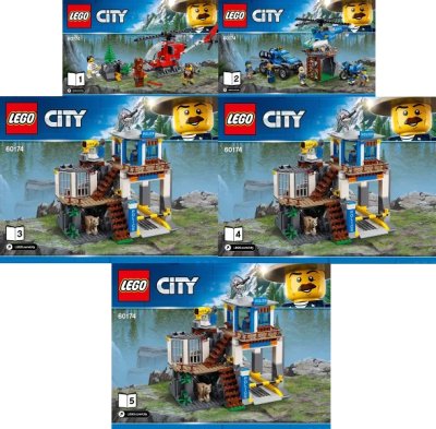 LEGO onderdeel Mountain Police Headquarters (60174-1)