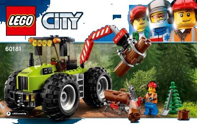 LEGO onderdeel Forest Tractor (60181-1)