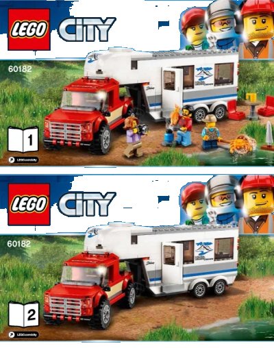 LEGO onderdeel Pickup & Caravan (60182-1)