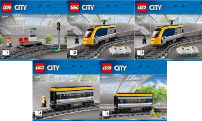 LEGO onderdeel Passenger Train (60197-1)