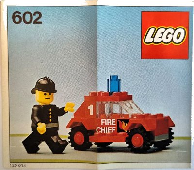LEGO onderdeel Fire Chief's Car (602-1)