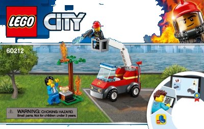 LEGO onderdeel Barbecue Burn Out (60212-1)