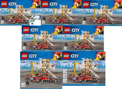 LEGO onderdeel Downtown Fire Brigade (60216-1)