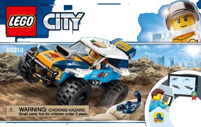 LEGO onderdeel Desert Rally Racer (60218-1)