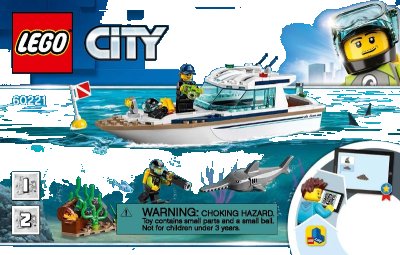 LEGO onderdeel Diving Yacht (60221-1)