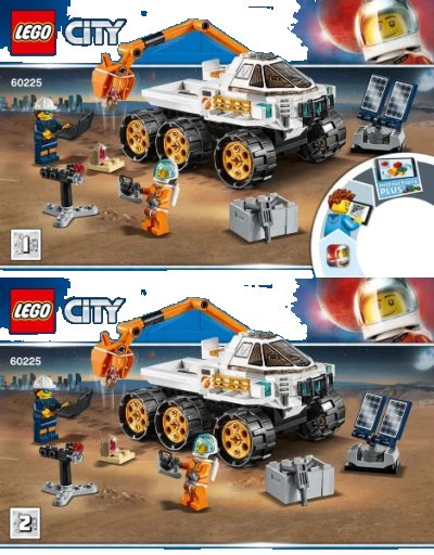 LEGO onderdeel Rover Testing Drive (60225-1)