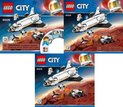 LEGO onderdeel Mars Research Shuttle (60226-1)