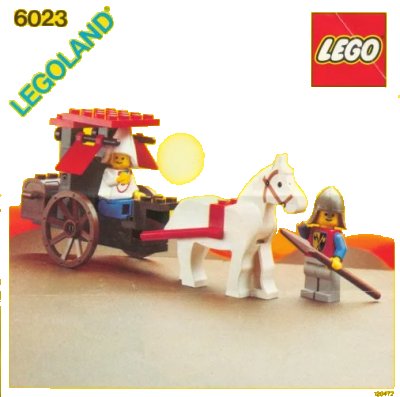 LEGO onderdeel Maiden's Cart (6023-1)