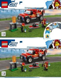 LEGO part Fire Chief Response Truck 60231-1