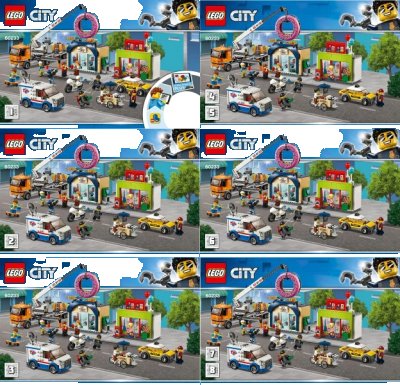LEGO onderdeel Donut shop opening (60233-1)