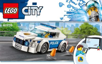 LEGO onderdeel Police Patrol Car (60239-1)
