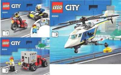 LEGO onderdeel Police Helicopter Chase (60243-1)