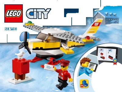 LEGO onderdeel Mail Plane (60250-1)