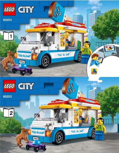 LEGO onderdeel Ice-cream Truck (60253-1)