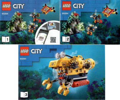 LEGO onderdeel Ocean Exploration Submarine (60264-1)