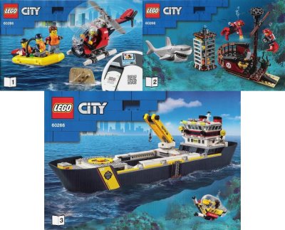 LEGO onderdeel Ocean Exploration Ship (60266-1)