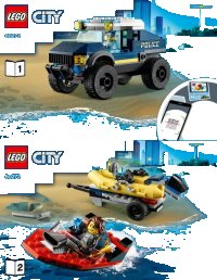 LEGO part Elite Police Boat Transport 60272-1