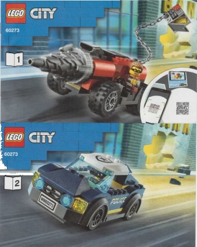 LEGO onderdeel Elite Police Driller Chase (60273-1)