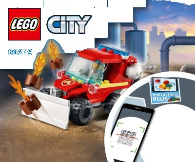 LEGO onderdeel Fire Hazard Truck (60279-1)