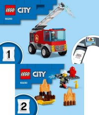 LEGO part Fire Ladder Truck 60280-1