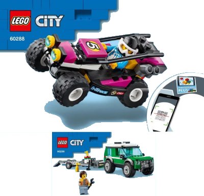 LEGO onderdeel Race Buggy Transporter (60288-1)
